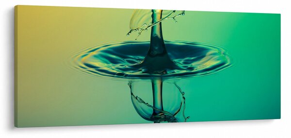 Obraz kvapky vody (120x50 cm)