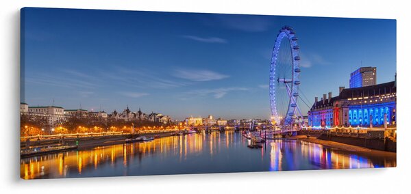 Obraz London Eye (120x50 cm)