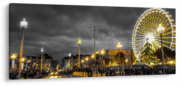 Obraz ruského kolesa za šera (120x50 cm)