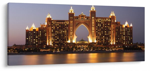 Obraz stavby v Dubaji (120x50 cm)