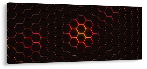 Obraz pletiva (120x50 cm)