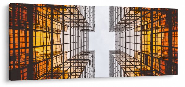 Obraz mrakodrapov (120x50 cm)