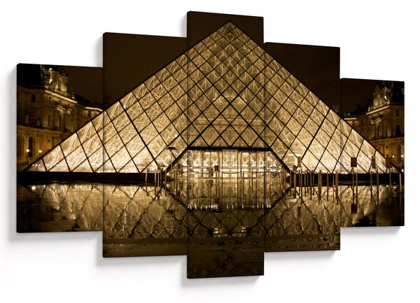 Obraz Louvre (150x105 cm)
