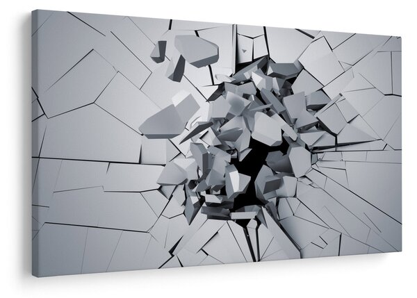 Obraz abstrakcie 3D (90x60 cm)