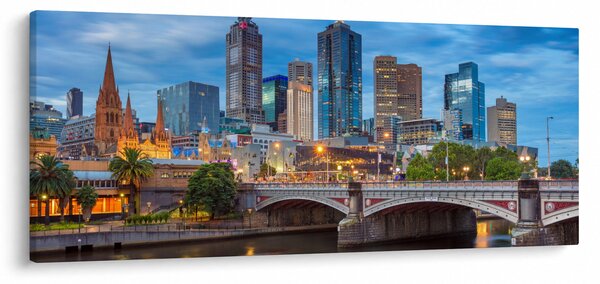 Obraz mesta Melbourne (120x50 cm)