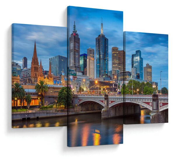 Obraz mesta Melbourne (90x60 cm)