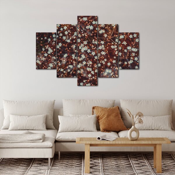 Obraz kvetu Nezábudky lesnej (150x105 cm)