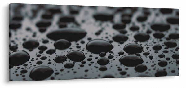 Obraz kvapiek vody (120x50 cm)