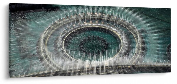 Obraz fontány (120x50 cm)