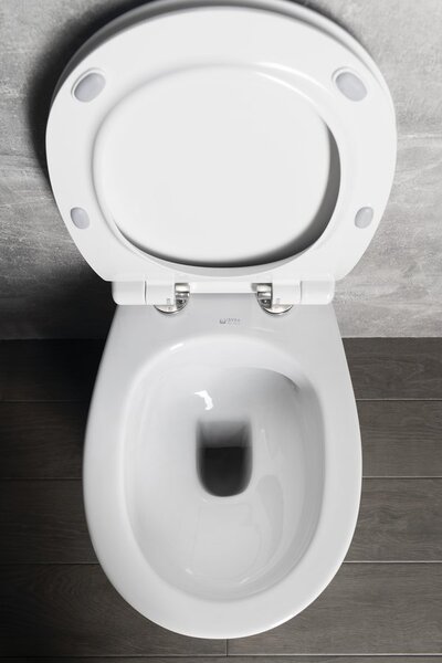Isvea Isvea, SENTIMENTI WC misa stojaca, Rimless, 36x55cm spodný/zadný odpad, biela, 10SM10004SV
