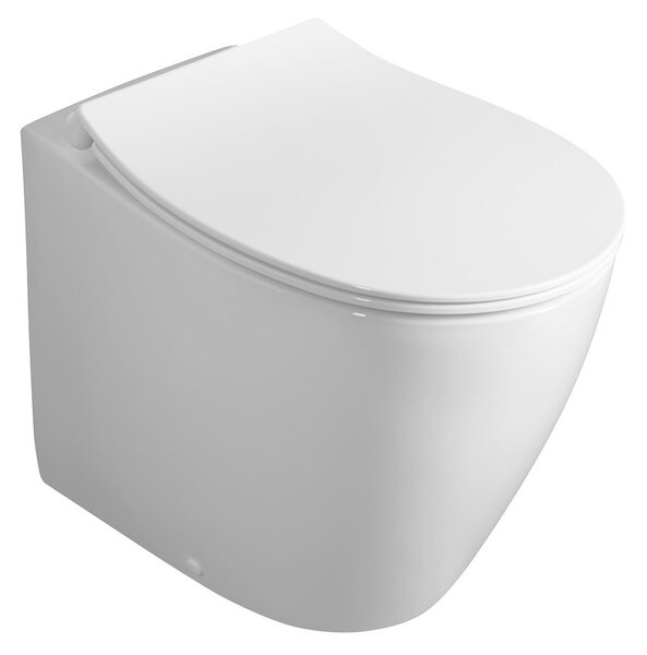 Isvea Isvea, SENTIMENTI WC misa stojaca, Rimless, 36x55cm spodný/zadný odpad, biela, 10SM10004SV