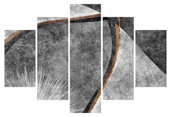 Obraz - Abstrakcia v betóne (150x105 cm)