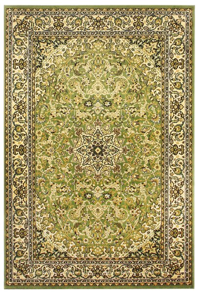 Sintelon , Kusový koberec SOLID 55 APA, 200x300, zelená, chodba / predsieň