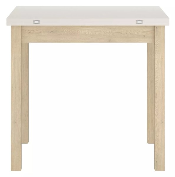 Rozkladací jedálenský stôl FLIP 80(160)X80 cm, kašmír/dub Cremona Torro