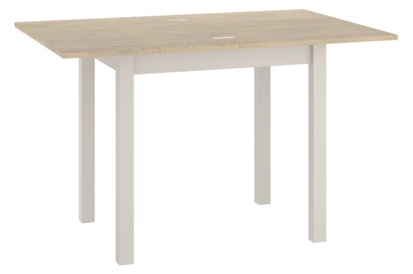 Rozkladací jedálenský stôl FLIP 80(160)X80 cm, dub Cremona Torro/kašmír