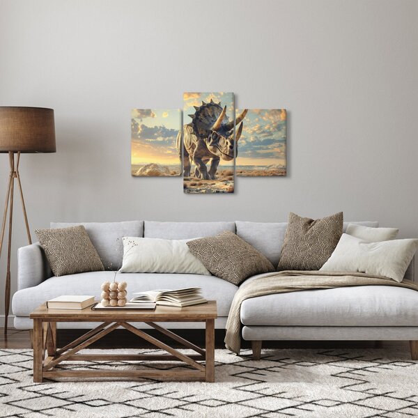 Obraz - Triceratops (90x60 cm)