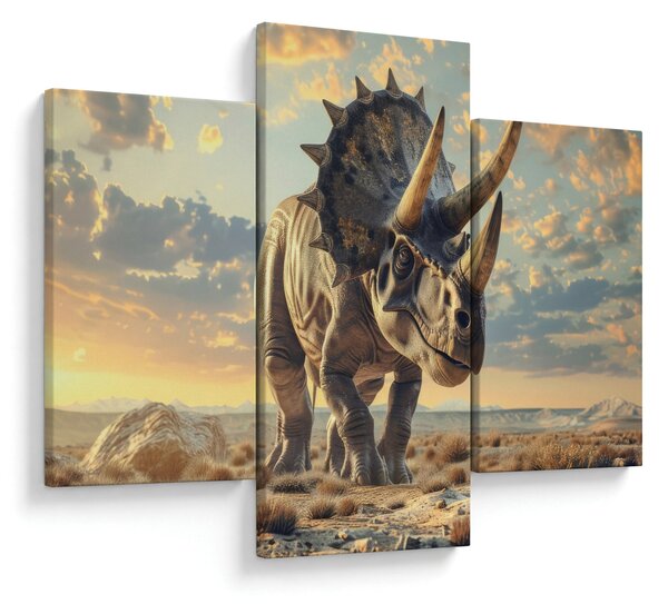 Obraz - Triceratops (90x60 cm)