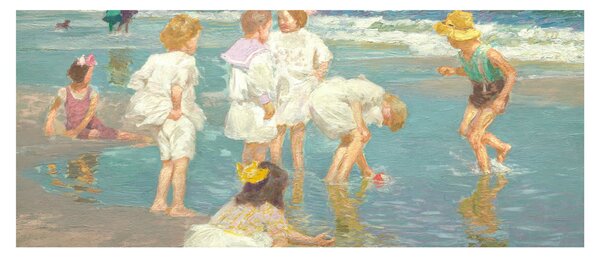 Obraz - Edward Henry Potthast, A Holiday, reprodukcia (120x50 cm)