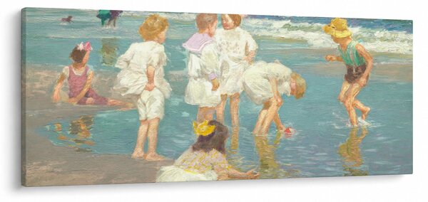 Obraz - Edward Henry Potthast, A Holiday, reprodukcia (120x50 cm)