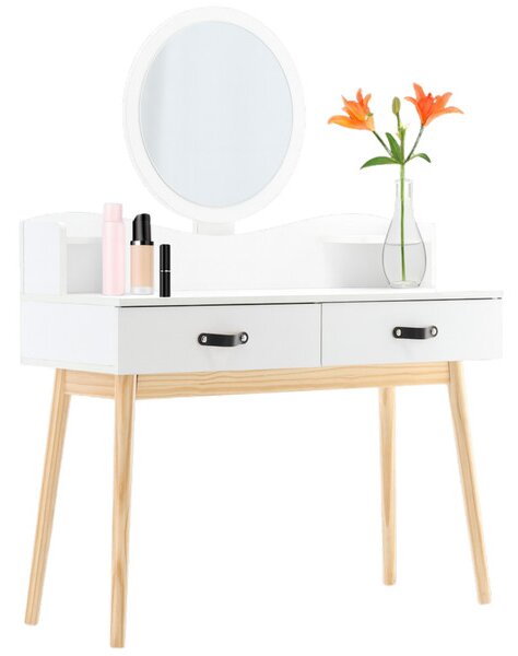 Toaletný stolík MINIMAL biely PHO1602