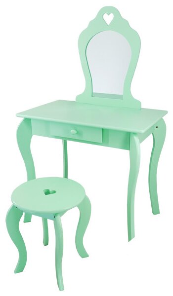 Detský toaletný stolík FAIRY DREAM mätový PHO3549