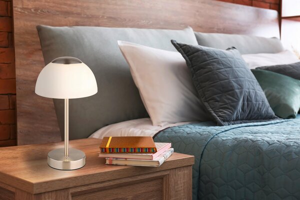 NABÍJATEĽNÁ STOLNÁ LAMPA, dotykový stmievač, 15/31 cm - Interiérové svietidlá