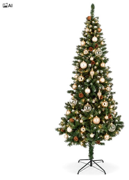 Vianočný stromček so šiškami MERRY 220 cm