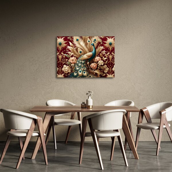 Obraz – Elegantný páv (70x50 cm)