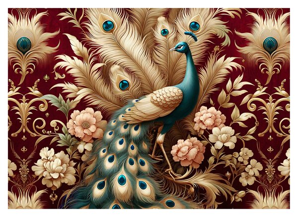 Obraz – Elegantný páv (70x50 cm)