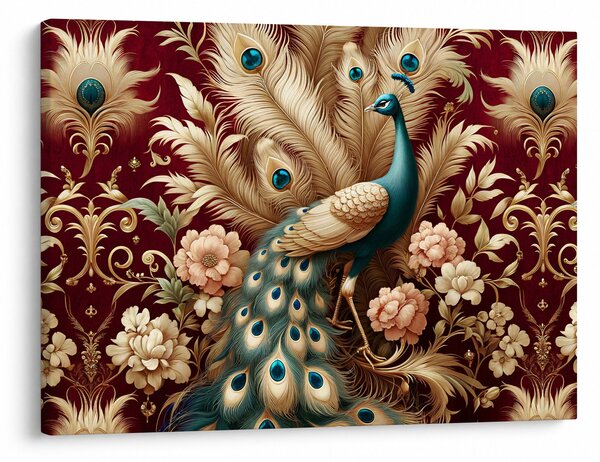 Obraz – Elegantný páv (70x50 cm)