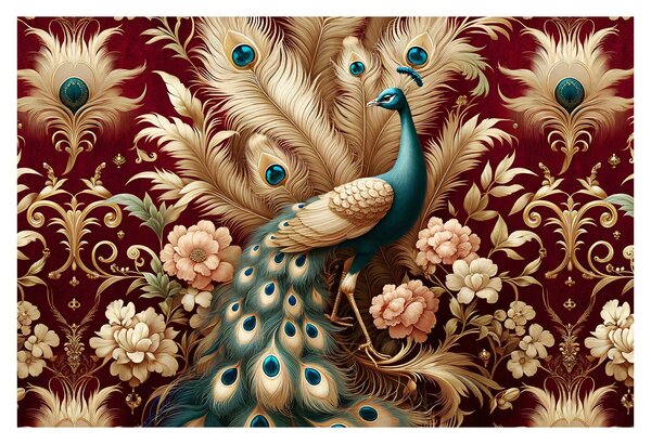 Obraz – Elegantný páv (90x60 cm)