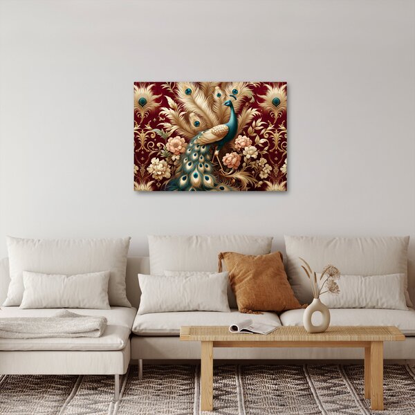 Obraz – Elegantný páv (70x50 cm)