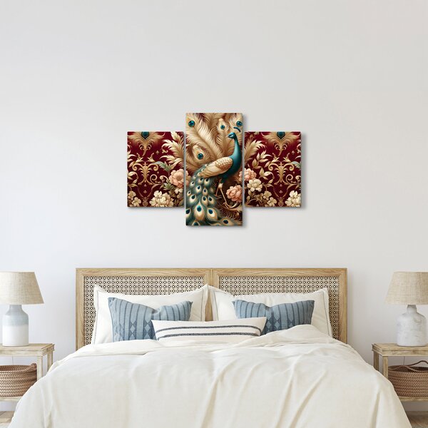 Obraz – Elegantný páv (90x60 cm)