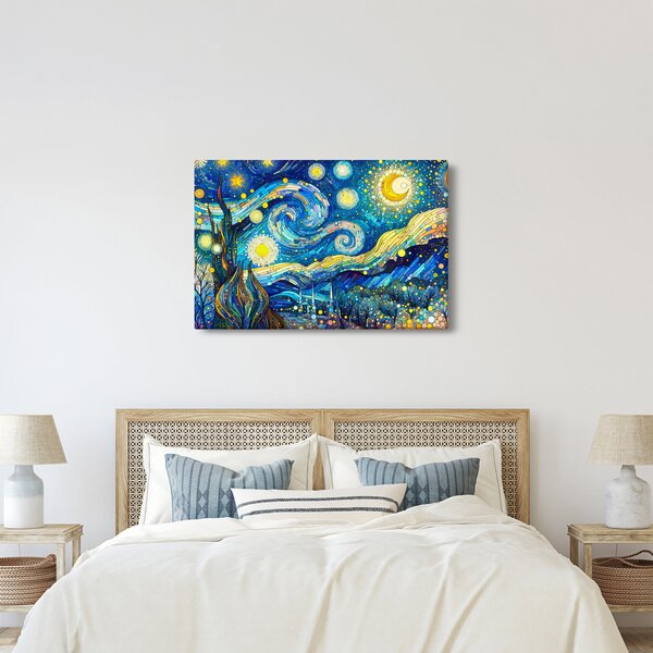 Obraz – Mozaika hviezdnej noci (90x60 cm)