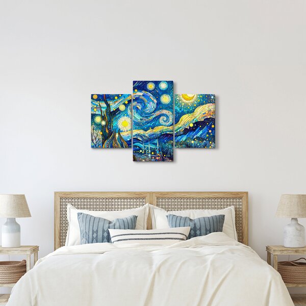 Obraz – Mozaika hviezdnej noci (90x60 cm)