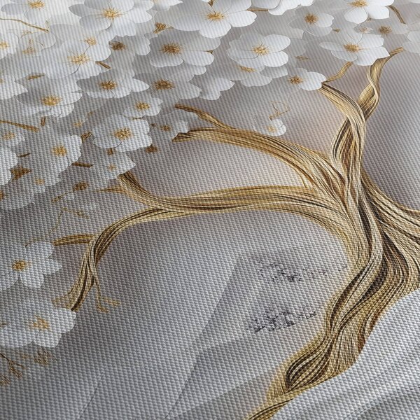 Obraz – 3D elegantný strom života plný kvetov (150x105 cm)