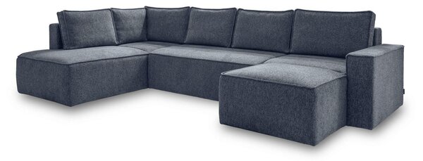 SEDACIA SÚPRAVA, textil, tmavomodrá MID.YOU - Sedačky, Online Only