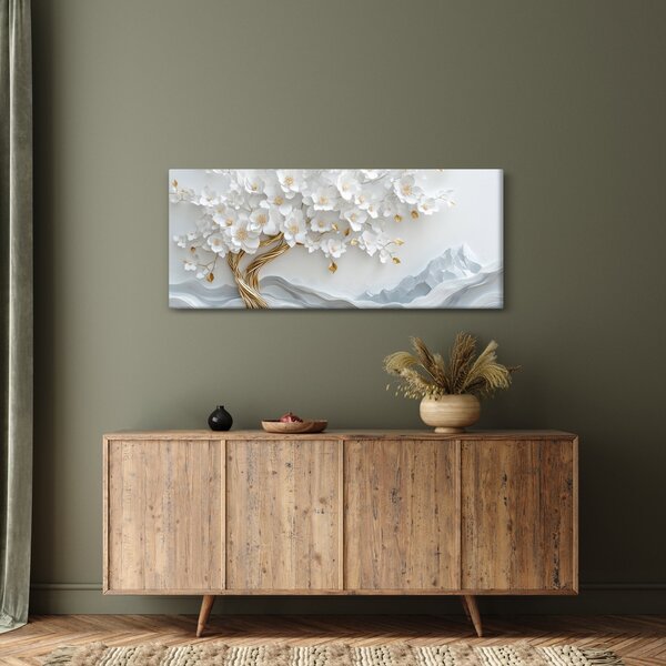 Obraz – 3D elegantný strom života (120x50 cm)