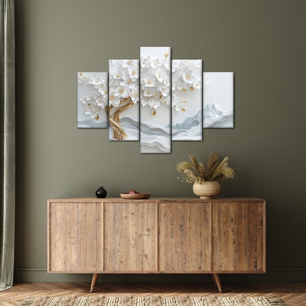 Obraz – 3D elegantný strom života (150x105 cm)