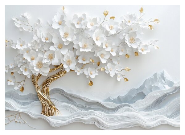 Obraz – 3D elegantný strom života (70x50 cm)