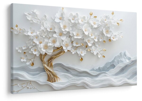 Obraz – 3D elegantný strom života (90x60 cm)