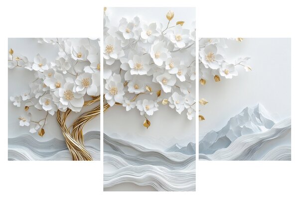 Obraz – 3D elegantný strom života (90x60 cm)