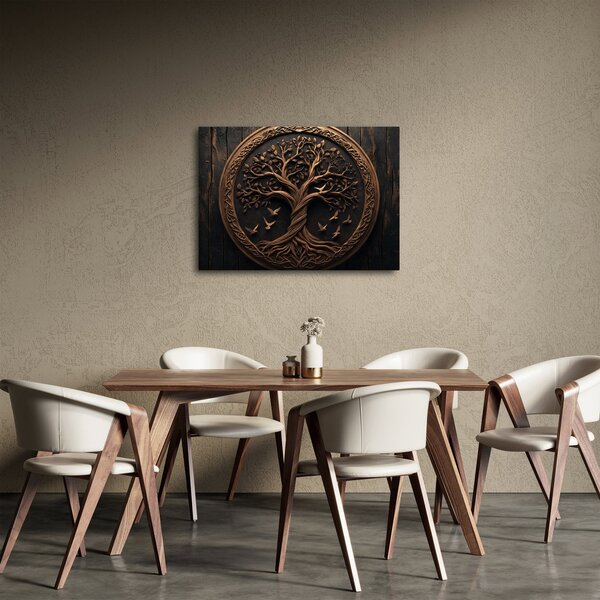 Obraz – Drevený strom života (70x50 cm)