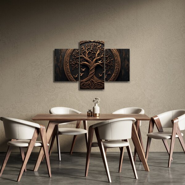 Obraz – Drevený strom života (90x60 cm)