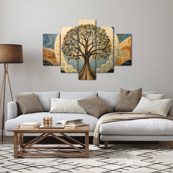 Obraz – Strom života a špirály (150x105 cm)