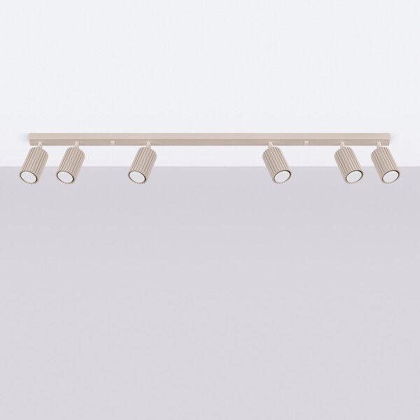 Taupe kovové bodové svietidlo 6,5x117 cm Gleam – Sollux