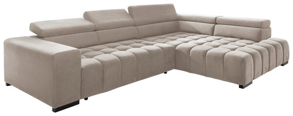 ROHOVÁ SEDAČKA, textil, béžová Livetastic - Sedačky, Online Only