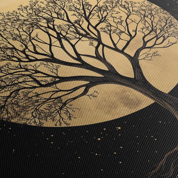 Obraz – Strom v zlatom splne I. (150x105 cm)
