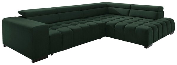 ROHOVÁ SEDAČKA, textil, zelená Livetastic - Sedačky, Online Only