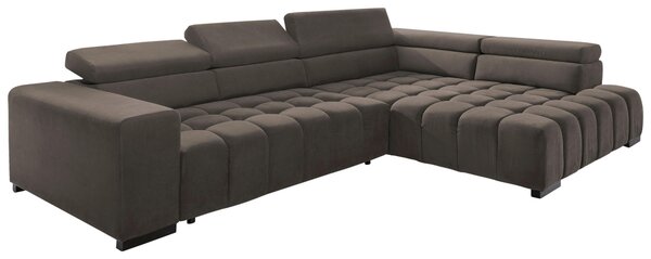 ROHOVÁ SEDAČKA, textil, hnedá Livetastic - Sedačky, Online Only